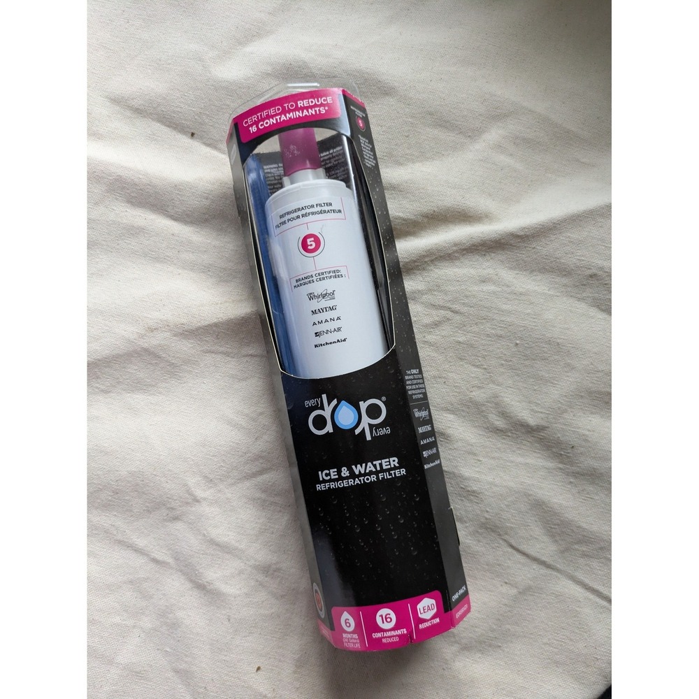 EveryDrop Size 5 Whirlpool Refrigerator Water Filter EDR5RXD1 Ice Water NEW